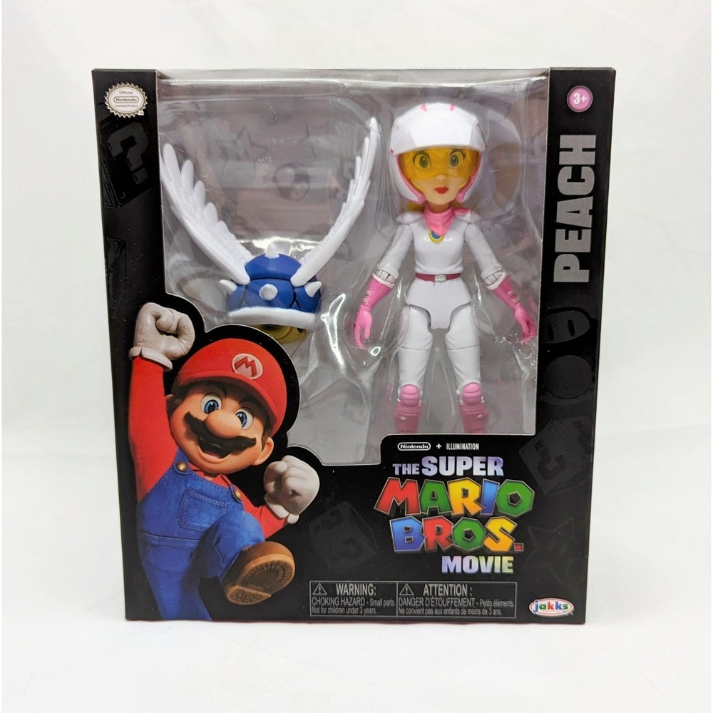 2023 Jakks Pacific The Super Mario Bros. Movie Peach Action Figure 5.5 Inch